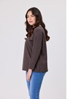 WEARABLE CREW TOP - coffee