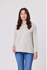 WEARABLE CREW TOP - putty