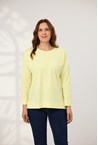 WEARABLE LS CREW TOP - lemon