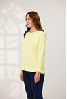 WEARABLE LS CREW TOP - lemon