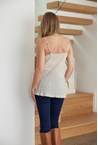 HELINA COTTON CAMI - ecru