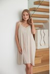 HELENA COTTON SLIP - ecru