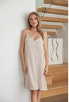 HELENA COTTON SLIP - ecru
