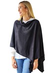 PONCHO SCARF - black