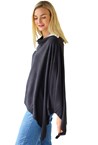 PONCHO SCARF - black