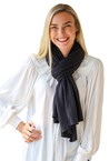 PONCHO SCARF - black