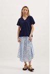 MAYA TEE - navy