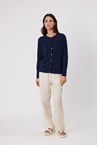 TUI CARDIGAN - navy