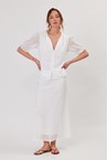LAINEY BRODERIE BLOUSE - white