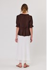 LAINEY BLOUSE - chocolate