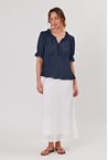 LAINEY BLOUSE - navy
