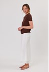 ZOE BRODERIE SKIRT - white