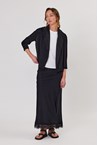 SHAWL JACKET - black