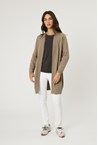 PAULA LONG CARDI - latte