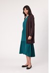 PAULA LONG CARDIGAN - chocolate