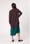 PAULA LONG CARDIGAN - chocolate