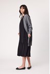 PAULA LONG CARDIGAN - grey