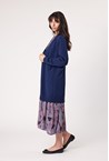 PAULA LONG CARDIGAN - navy