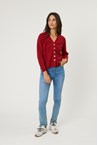 CLEM CARDIGAN - red