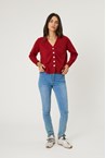 CLEM CARDIGAN - red